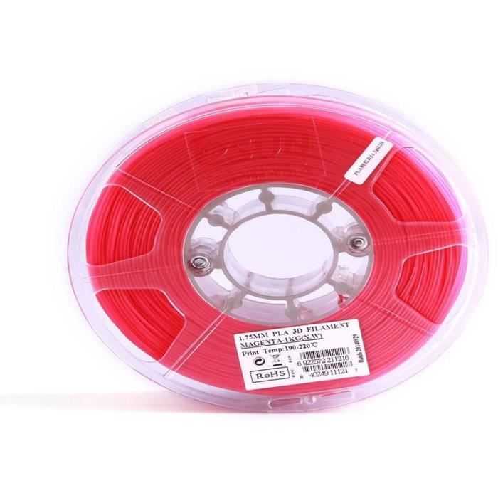 ESUN Filament pour Imprimante 3D PLA ESUN - Magenta - 3 mm - 1kg