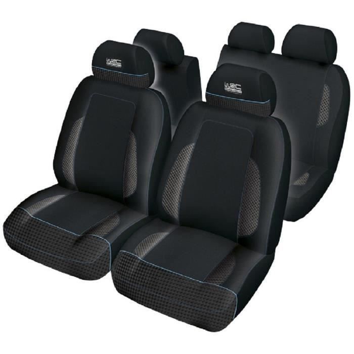 WRC Set housses avant-arrière 2/3-1/3 Sport Noir