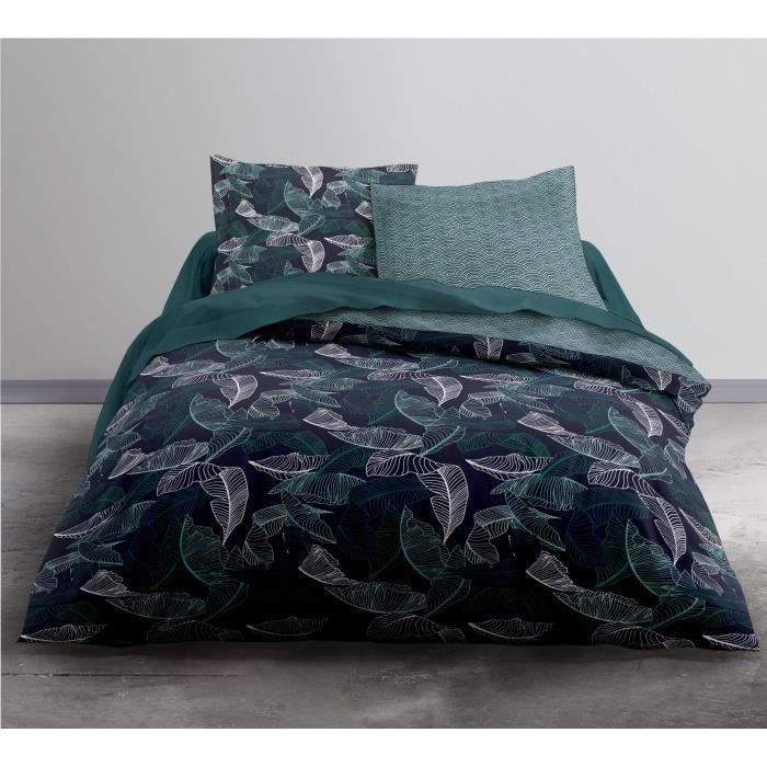 TODAY Parure de couette Enjoy Ivy - 1 housse de couette et 2 taies d'oreiller - 100% coton - 220 x 240 cm