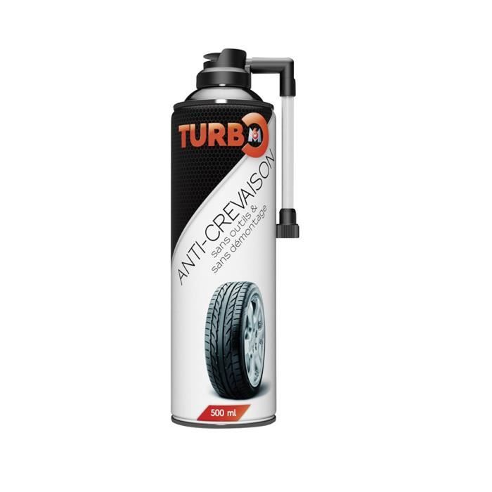 M6 TURBO Bombe anti-crevaison 500 ml