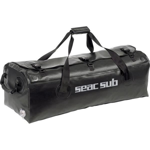 SEAC Sac étanche U-Boot - Logement pour Palmes Longues - 105 L - Noir