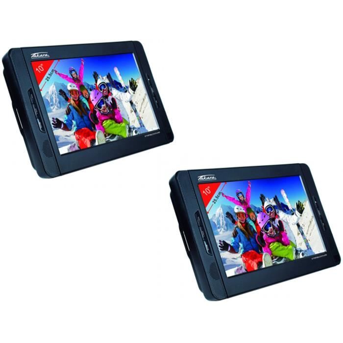 TAKARA VRT210 - 2 Lecteurs DVD Portable - Ecran 10\