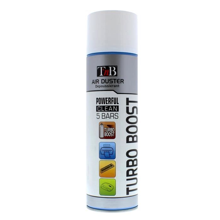 T'NB TURBOBOOST - Dépoussiérant matériel informatique butane - 350ml