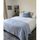 Couverture Polaire unie - 220 x 240 cm - Bleu ciel