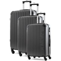 SET DE VALISES JLS Set de 3 Valises chariot - ABS - 4 roues - 75 SET DE VALISES JLS Set de 3 Valises chariot - ABS - 4 roues - 75