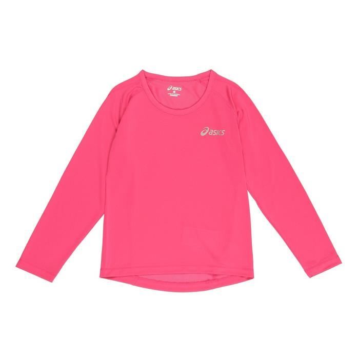 ASICS T-shirt Manches Longues Enfant fille - Rose