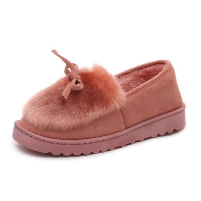 Moccasins femme Peluche Marque De Luxe 2017 Hiver nouvelle Mode chaussures Antidérapant Pour femmes Confortable Grande Taille Moccasins femme Peluche Marque De Luxe 2017 Hiver nouvelle Mode chaussures Antidérapant Pour femmes Confortable Grande Taille