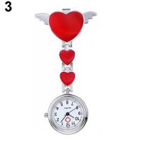MONTRE INFIRMIERE Femmes Dame Mignon Amour Coeur Quartz Fob Clip-on MONTRE INFIRMIERE Femmes Dame Mignon Amour Coeur Quartz Fob Clip-on