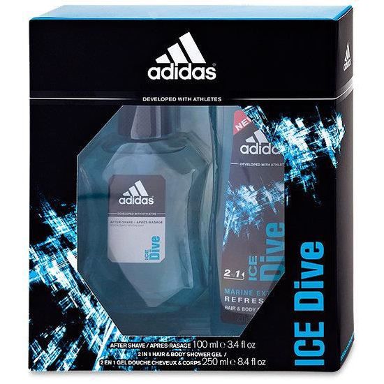 Coffret Cadeau Homme Après Rasage Et Gel Douche Ice Dive Adidas