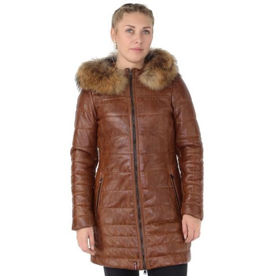 Mary Cognac Ref Doudoune Cuir cco44544 En Oakwood 5gYgTxF