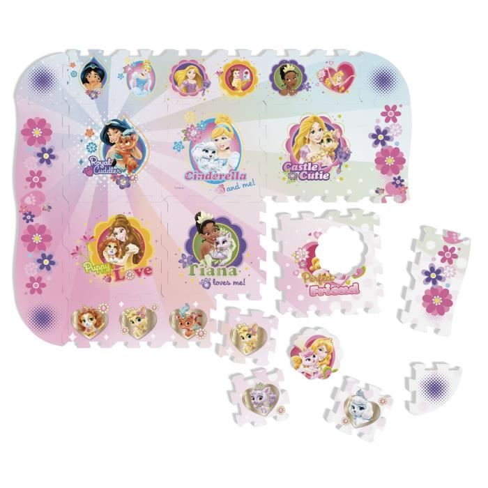PRINCESS - TAPIS PUZZLE MOUSSE DE 12 PIECES - TATAMIZ