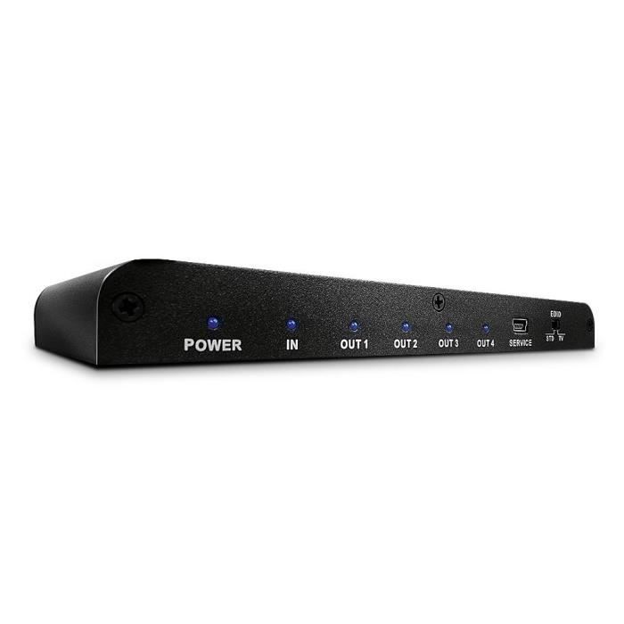 LINDY Splitter HDMI 2.0 - 4 ports - 10.2G