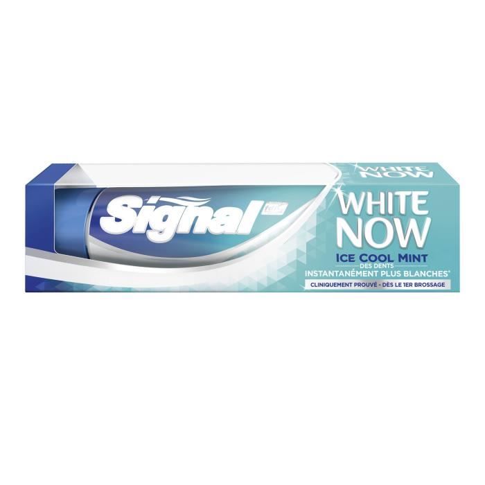 SIGNAL Dentifrice Now Ice Cool Mint Blanc - 75 ml