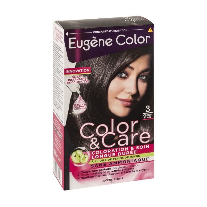 EUGENE COLOR Kit de coloration châtain foncé