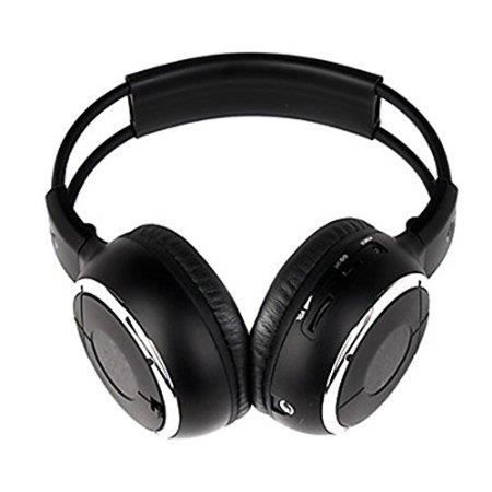 Bonne Tv Casque Sans Fil Casque Un Deux Canaux Pliant Réglable