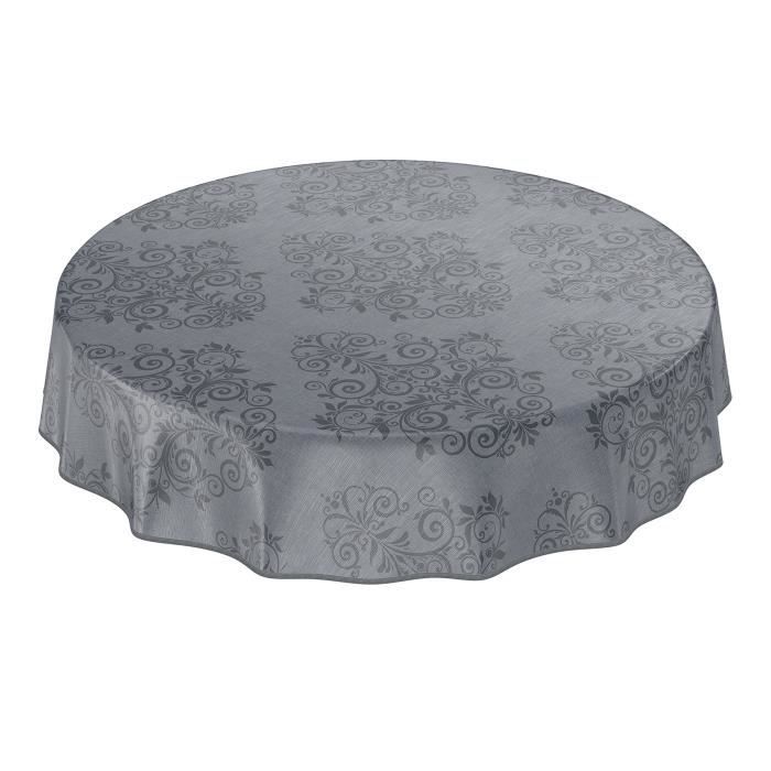 Cuisine Maison Nappes Home Direct Nappe Toile Ciree Pvc Ronde 160 Cm A Pois Rouge