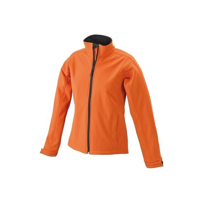 Softshell Achat Veste Orange Orange Vente Femme Xl fqqdAFw