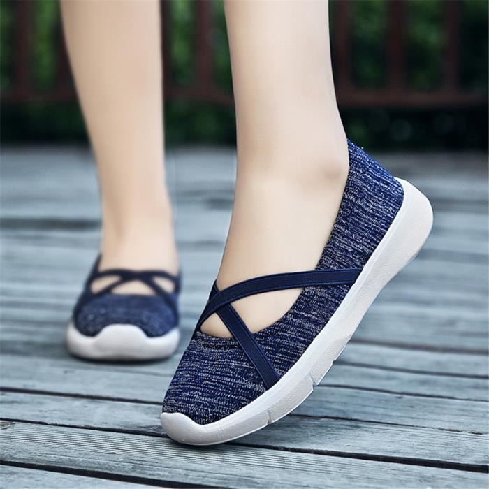 Antidrapant Poids Luxe Lger Marque Taille Nouvelle De blanc Durable Exquis Extravagant rose Sneakers bleu Noir Femme Grande Chaussures Baskets txqgSw