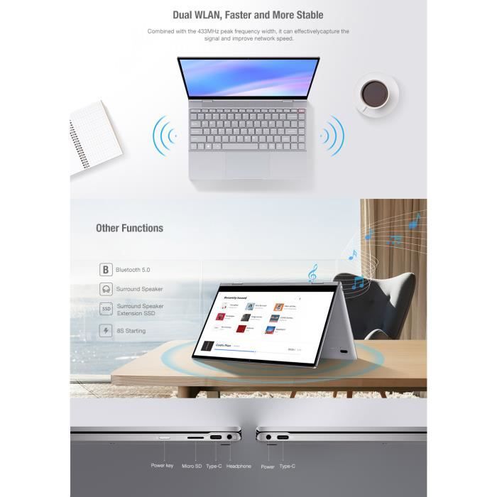 BMAX Y13 Notebook-Ordinateur Portable-PC Portable3