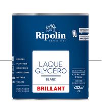 PEINTURE - VERNIS RIPOLIN Laque glycéro déco pour intérieur et extér PEINTURE - VERNIS RIPOLIN Laque glycéro déco pour intérieur et extér