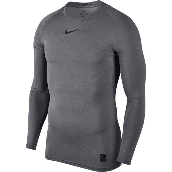 NIKE T-shirt de compression - Homme - Gris