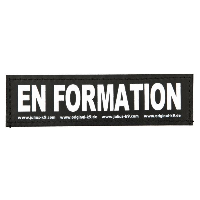 TRIXIE 2 Stickers Velcro Julius-K9 - S - En formation - Pour chien