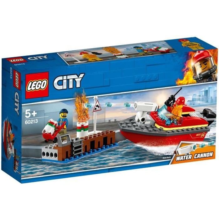 60213 City Sur Quai Le L’incendie Lego® UzGpLSVqM