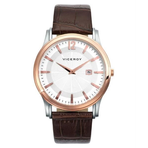 Reloj para Hombre elegante bicolor con correa