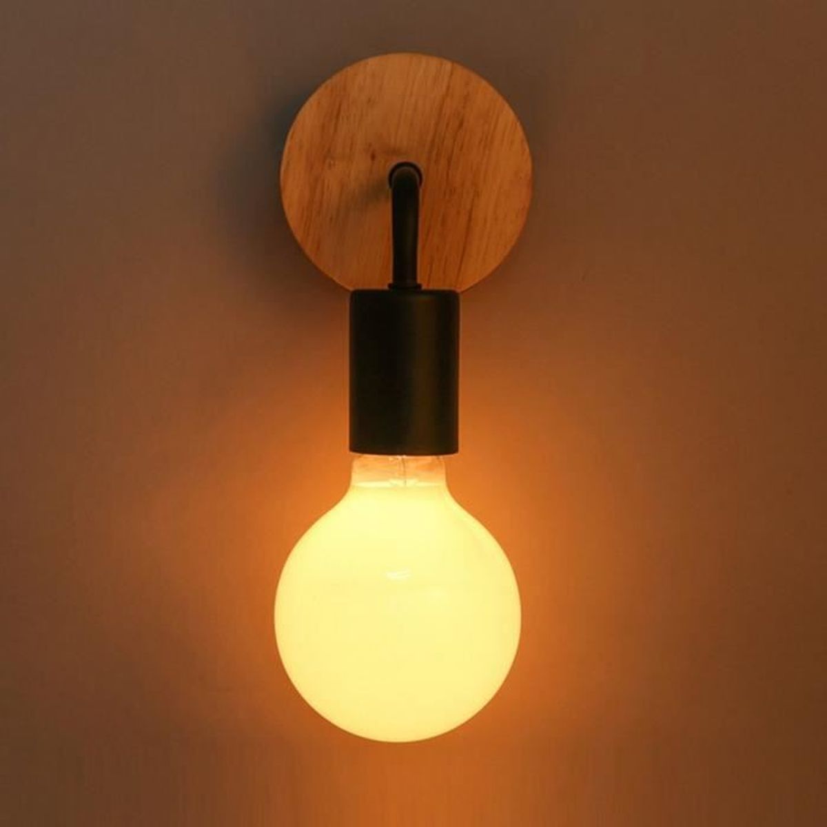Applique Murale Ampoule Moderne Abat jour Applique Murale Lampe Edison Bulb Ampoule Décor  Applique Murale Ampoule