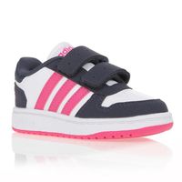 BASKET ADIDAS Baskets Hoops 2.0 Cmf I - Bébé fille - Blan BASKET ADIDAS Baskets Hoops 2.0 Cmf I - Bébé fille - Blan