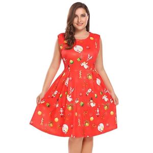 ROBE Femme robe de cocktail grande taille sans manches