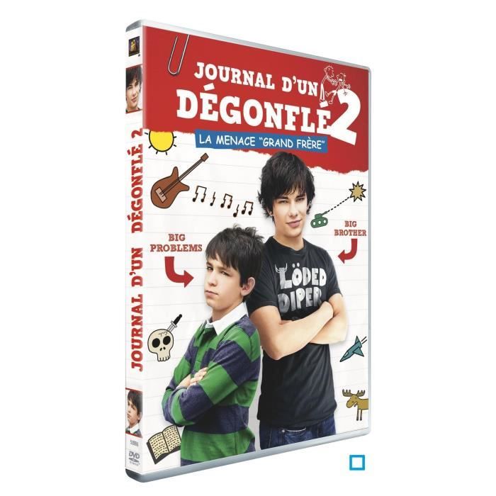 Journal D Un Dégonflé Rodrick Fait Sa Loi DVD Journal d'un dégonflé 2 : Rodrick fait sa loi en dvd film pas cher