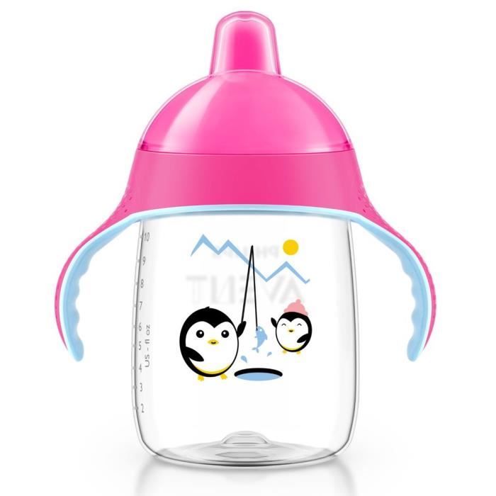 PHILIPS AVENT Tasse à bec souple anti fuite 12oz SCF755/07