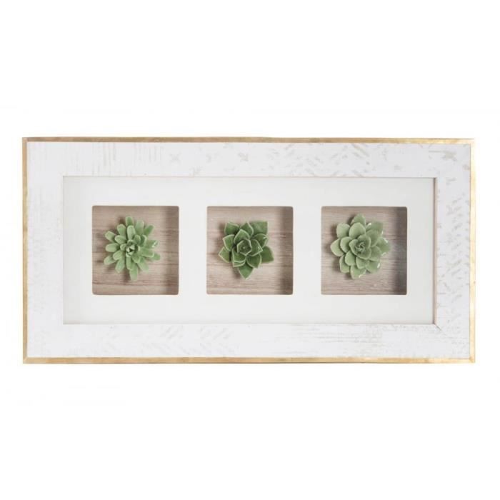 ITEM Décoration murale Bois Métal - 51,5 x 5 x 25,5cm