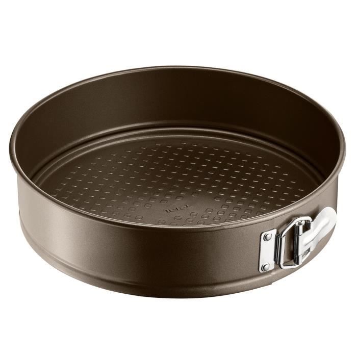 TEFAL EASY GRIP Moule Spingform J1626214 diamètre 25 cm marron