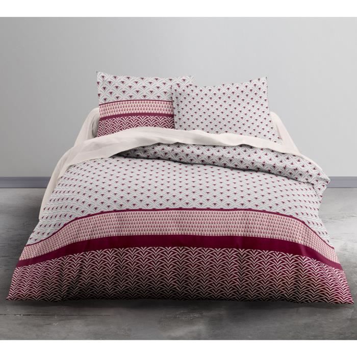 TODAY Parure de couette Enjoy Crysis - 1 housse de couette et 2 taies d'oreiller - 100% coton - 220 x 240 cm