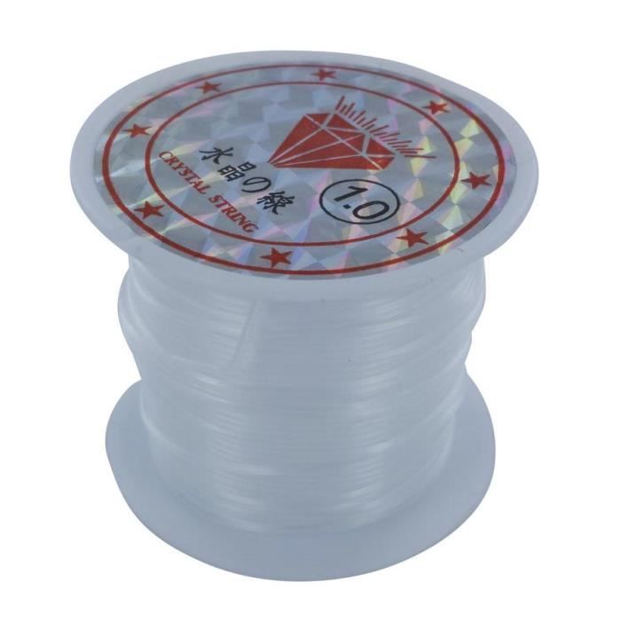 Fil De Pêche Nylon Transparent 100 Mètres – Diamètre 1 Mm – Ligne Mer