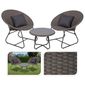 Ensemble petit salon resine tresse brun - Achat / Vente salon de ... Ensemble petit salon resine tresse brun - Achat / Vente salon de ...