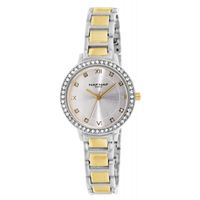MONTRE Montre Strass Classique NAF NAF Femme Argent - N10 MONTRE Montre Strass Classique NAF NAF Femme Argent - N10