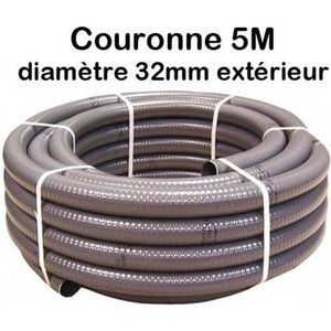 Diam/ètre 32mm COLLIER MONOBLOC 32 40 50 MM FIXATION EVACUATION EAUX USEES TUBE TUYAU PVC GRIS CLIP
