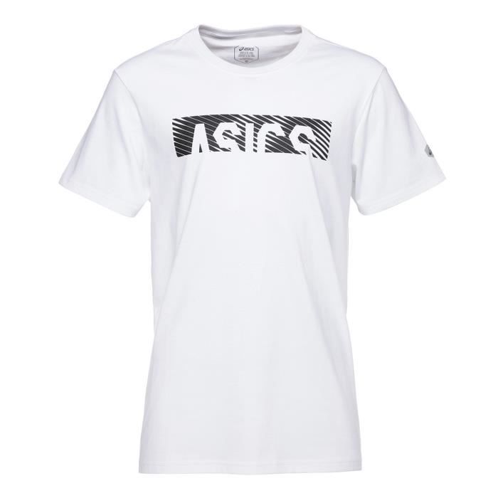 ASICS T-shirt ESNT Diagonal - Homme - Blanc