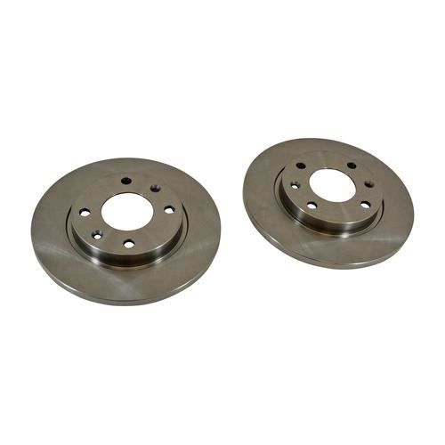 KLAXCAR Lot de 2 Disques de frein plein - Pour Peugeot 206, 306