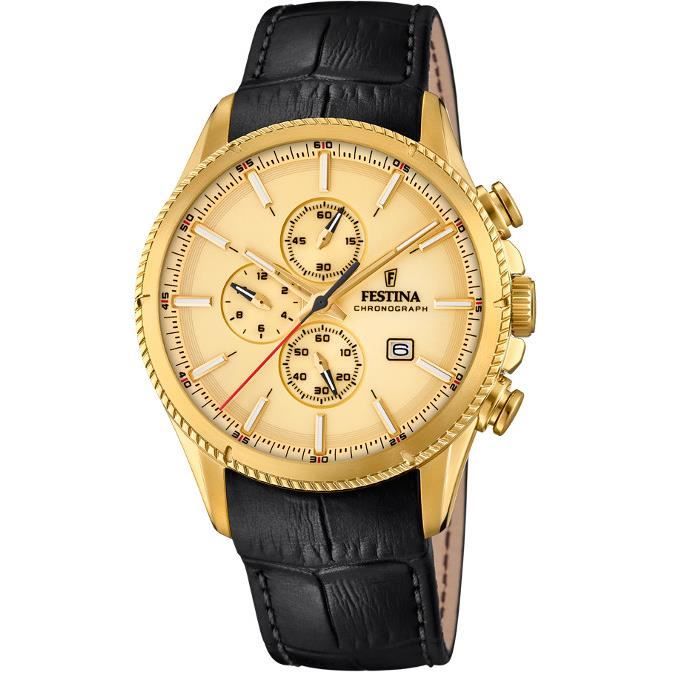 Montre homme festina or - Achat / Vente pas cher