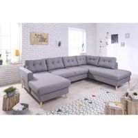 CANAPÉ - SOFA - DIVAN OSLO U - Canapé panoramique convertible Scandinave CANAPÉ - SOFA - DIVAN OSLO U - Canapé panoramique convertible Scandinave