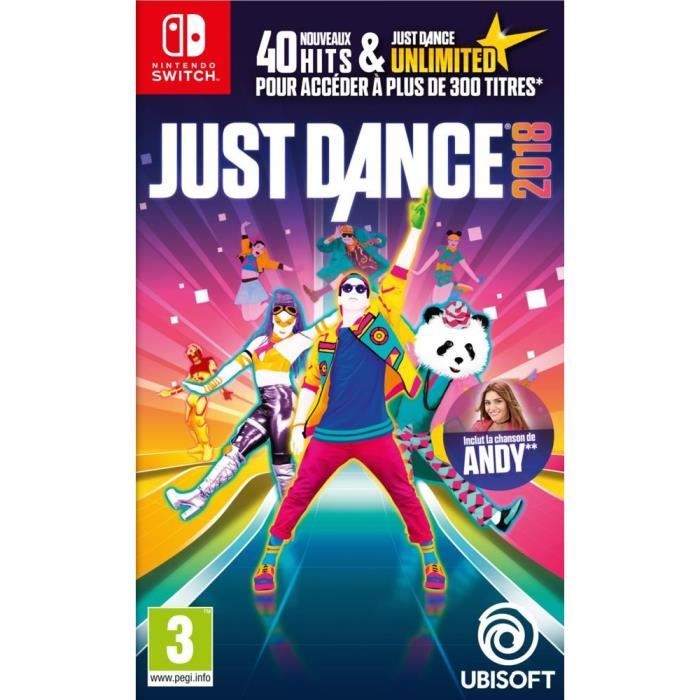 Just Dance 2018 Jeu Switch Achat / Vente jeu nintendo switch Just Dance 2018 Jeu Switch