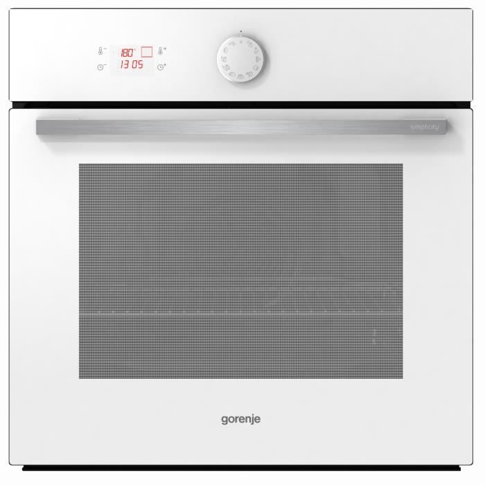 GORENJE BO75SY2W - Four électrique encastrable multifonction - Chaleur tournante - 65 L - Hydrolyse - A - Noir graphite