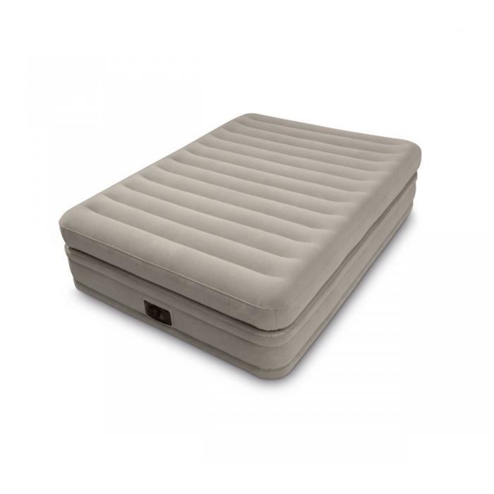 INTEX Matelas PRIME COMFORT FIBER TECH 99x191 - Gonflable - Fermeté réglable - 51 cm - Electrique - 1 personne