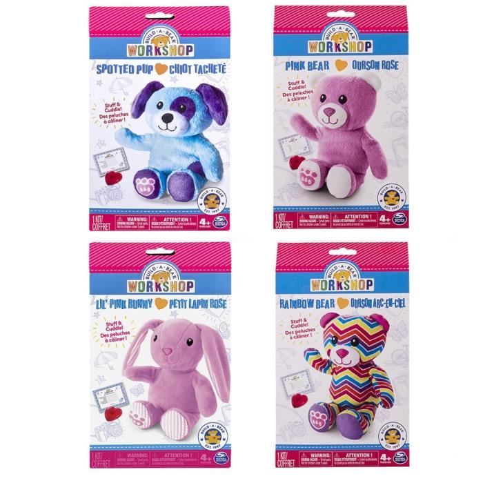 KIT 1 PELUCHE Build a Bear (modèle aléatoire)