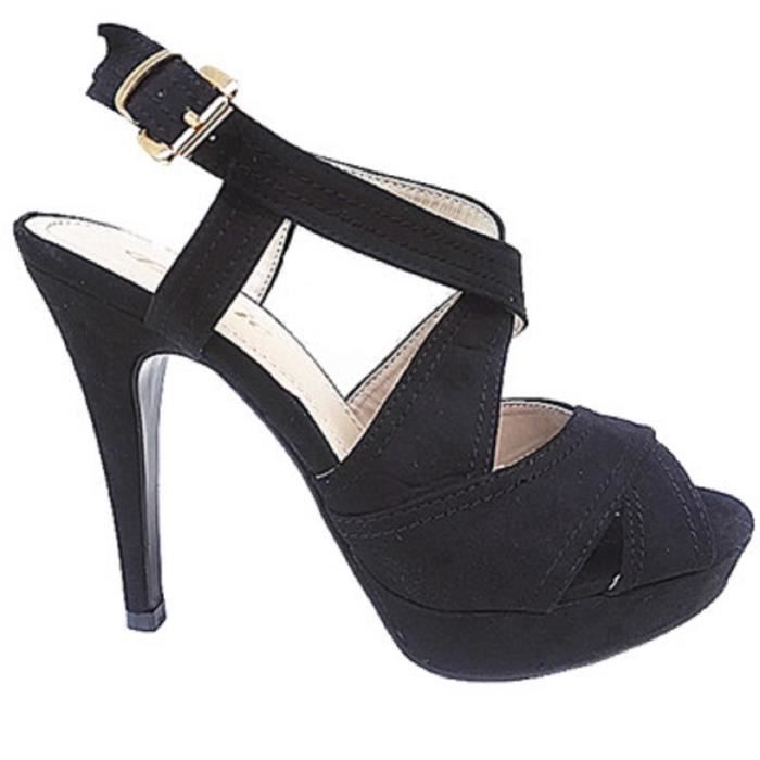 Plateforme Femme A Sandales Fashionfolie888 Talon Escarpin nN0w8m