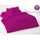 Drap housse 1 personne 90x190 cm ROSE FUSHIA 100%